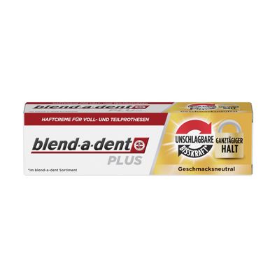 Blend A Dent PLUS Haftcreme Unschlagbare Bisskraft Packung 40g