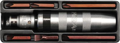 Handschlagschrauber, Schlagschraubendreher Cr-V + 6 Bits