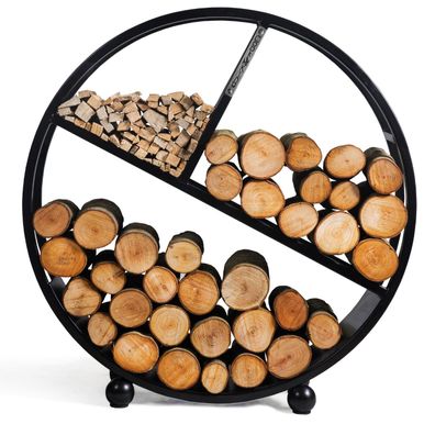 Kaminholzregal Kalifornien rund - 80 cm