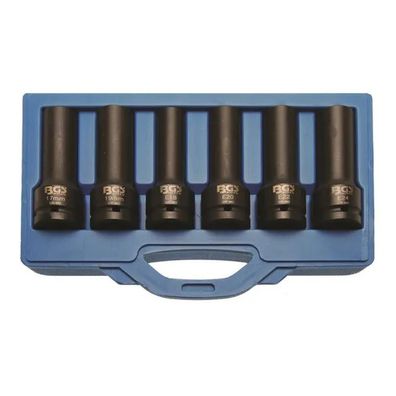 BGS-5250 Kraft-Einsatz-Set, E-Profil, 12-Kant, 20 (3/4), 6-tlg