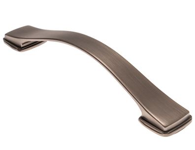 Möbelgriff BA 128/160mm Küchengriff dunkel gebürstet Schrankgriff Industrie-Look