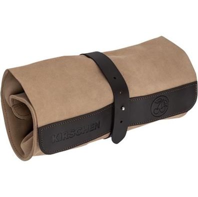 Kirschen Leder-Rolltasche leer für Stechbeitel und Bildhauer 12 Fächer 3574000