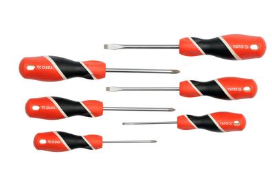 Schraubendreher Satz PH+Flach, magnetisch 6-teilig