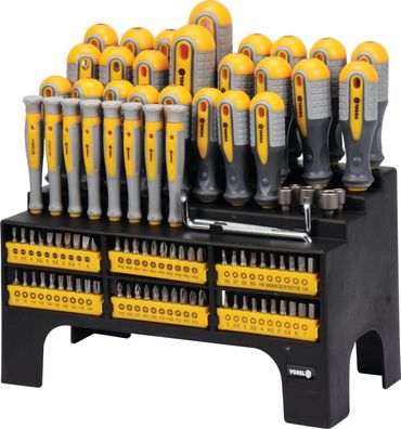 Schraubendreher Satz + Bit Satz PH+PZ+Flach+Torx+HEX+Nüsse 100-teilig