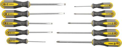 Schraubendreher Satz PH+Flach, magnetisch 10-teilig
