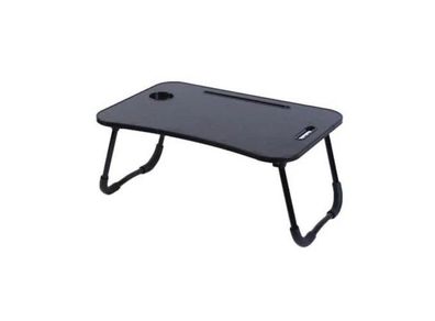 Herzberg HG 04173, Klappbarer Schreibtisch mit Getränkehalter und Tablet-Ständer