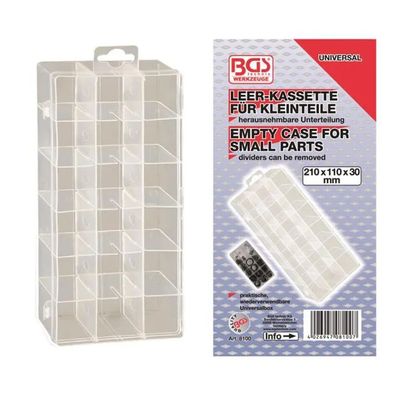 BGS-8100 Leer-Kassette für Kleinteile
