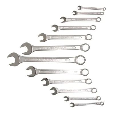 BGS-1194 Maul-Ringschlüssel-Satz, DIN 3113, 6-22 mm, 12-tlg
