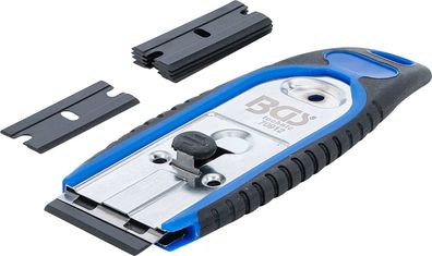 BGS-70912 Plakettenschaber, 40 mm, mit 6 Kunstoff-Schaberklingen