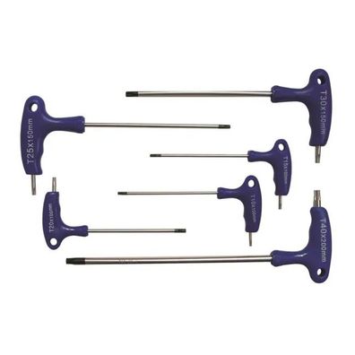 BGS-7830 Doppel-T-Griffschlüssel-Satz T10-40 6-tlg