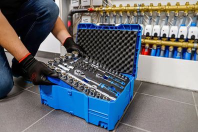 BGS-3357 Steckschlüssel- und Hammer-, Zangen-, Schraubendreher-Satz, 6,3 mm (1/4) / 1