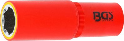 BGS-72068 VDE-Steckschlüssel-Einsatz Sechskant, Antrieb Innenvierkant 12,5 mm (1/2),