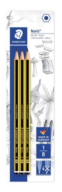 Staedtler Bleistift Noris B x3 BK 100% PEFC