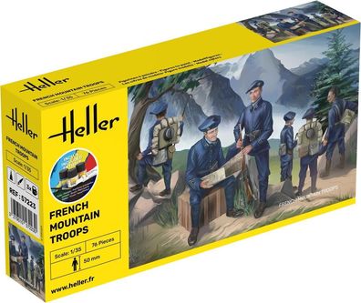 Heller 1:35 57223 Starter KIT French Mountain Troops - NEU