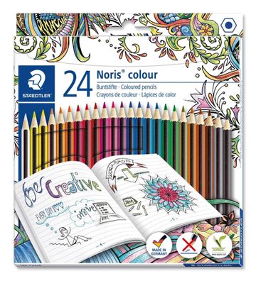 Staedtler Buntstift Noris colour 24 100% PEFC 4007817015551