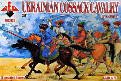 Red Box 1:72 RB72125 Ukrainian Cossack cavalry,16th century, set 1 - NEU