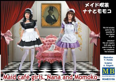 Master Box Ltd. 1:35 35186 Maid cafe girls. Nana and Momoko - NEU