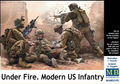 Master Box Ltd. 1:35 35193 Modern US infantry - NEU