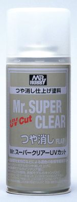 Mr Hobby - Gunze B-523 Mr Hobby -Gunze Mr. Super Clear UV Cut Flat Spray (170 ml)