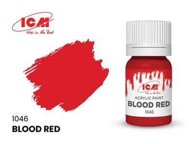 ICM 1046 RED Blood Red bottle 12 ml - NEU