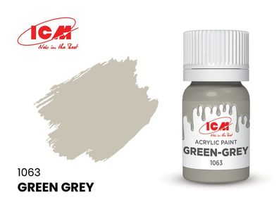 ICM 1063 GREEN Green-Grey bottle 12 ml - NEU