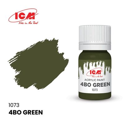 ICM 1073 GREEN Russian Green bottle 12 ml - NEU