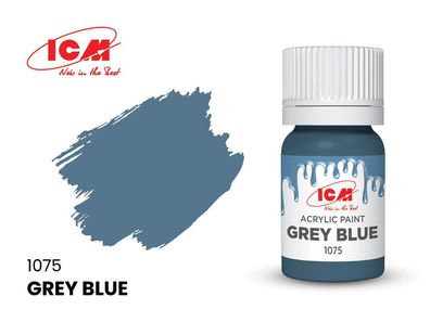 ICM 1075 BLUE Grey Blue bottle 12 ml - NEU
