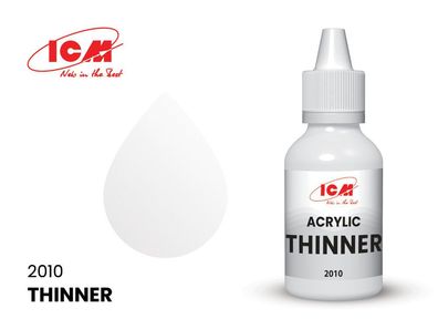 ICM 2010 Thinner Thinner for acrylic paint bottle 50 ml - NEU