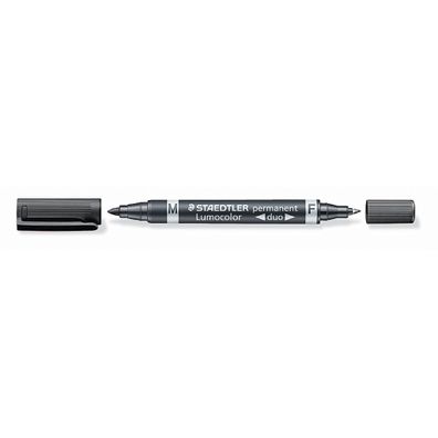 Staedtler Zweispitzmarker Lumocolor perm schw 4007817348031