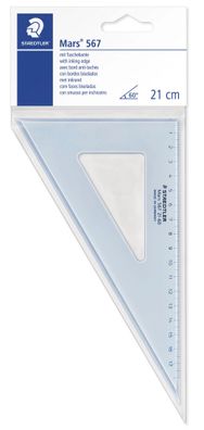 Staedtler Zeichendreieck 21cm 60/30 Gr. tr. bl