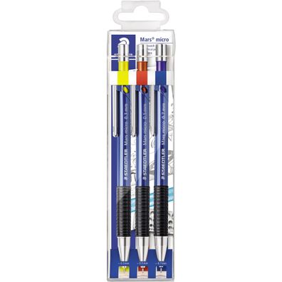Staedtler Druckbleistift Mars micro sort. 3ST