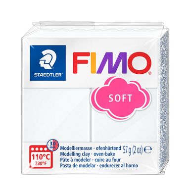Staedtler Mod. masse Fimo soft weiß
