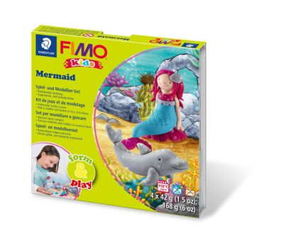 Staedtler Set Mod. masse Fimo kids F&P Mermaid