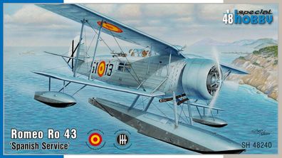 Special Hobby 1:48 100-SH48240 Romeo Ro 43 ‘Spanish Service’ - NEU