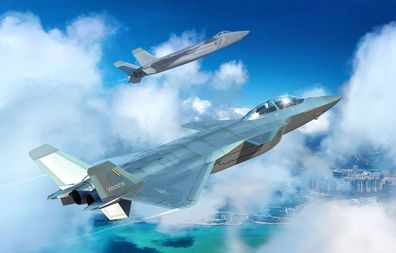 Trumpeter 1:48 5864 Chinese J-20S Mighty Dragon - NEU