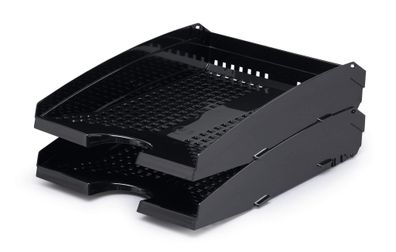 Durable Briefablageschale A4 bis C4 sw TREND mit Öffnungswinkel