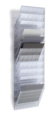 Durable Prospektspenderset A4 quer tr Flexiboxx 12 Fächer