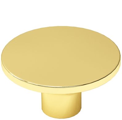 Möbelknopf Goldfarbig glänzend Schrankknopf Astro Ø 36mm Knopf Knauf Schublade