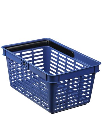 Durable Einkaufskorb 19l bl stapelbar Shopping BASKET 19 Tragegriff