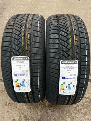 2x Winterreifen 245/45 R19 102V XL Continental Winter Contact TS850P AO DOT24 NEU