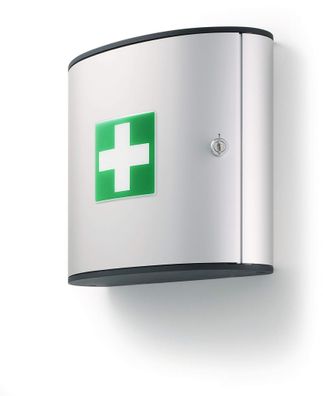 Durable Verbandschrank 280x302x118mm FIRST AID BOX M si leer