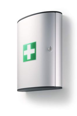 Durable Verbandschrank 400x302x118mm FIRST AID BOX L si leer