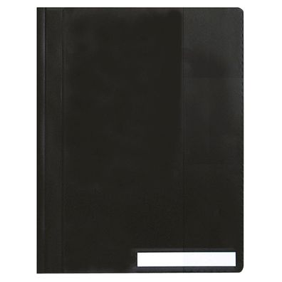 Durable Schnellhefter DIN A4 sw transparentes Deckblatt 4005546201030