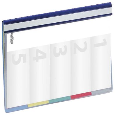 Durable Schnellhefter A4 Divisoflex bl 5fach Unterteilung und Heftung
