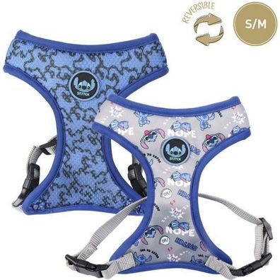 Premium Hundegeschirr S/M STITCH Dunkelblau