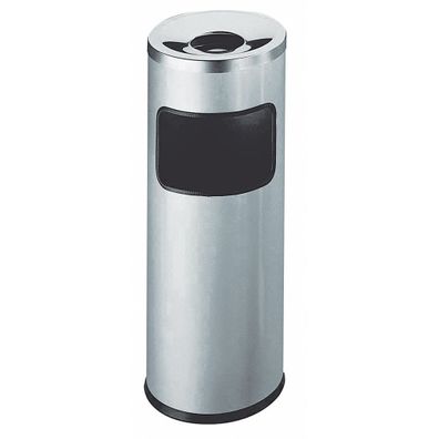 Durable Papierkorb Safe rund si mit Aschenbechereinsatz