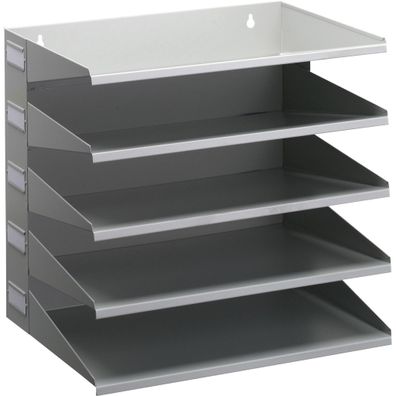 Durable Sortierreck 5tlg A4/ Folio gr aus Metall