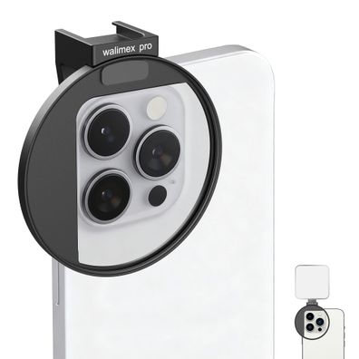 Walimex pro Filterhalter 67 mm Handykamera Cold Shoe Fotografieren Smartphone