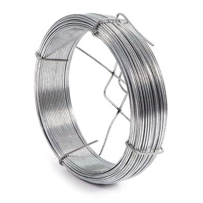 Wiltec Gartendraht 1,1mm Wickeldraht 50m Bindedraht Stahl Pflanzendraht