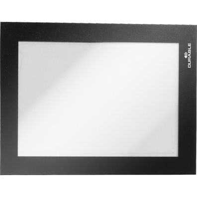 Durable Info-Rahmen A6 sw 2St selbstklebend DURAFRAME®